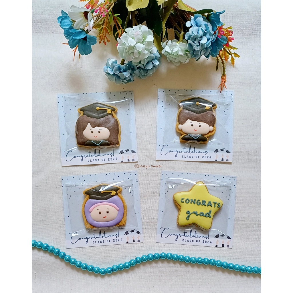 

Graduation cookie card (MIN 10 PCS) | Cookie card wisuda | Kukis graduation