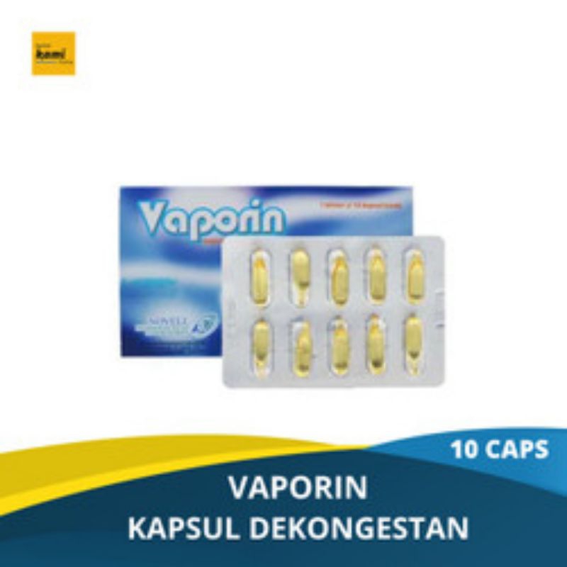 Vaporin ecer hidung tersumbat/dekongestan/inhalasi