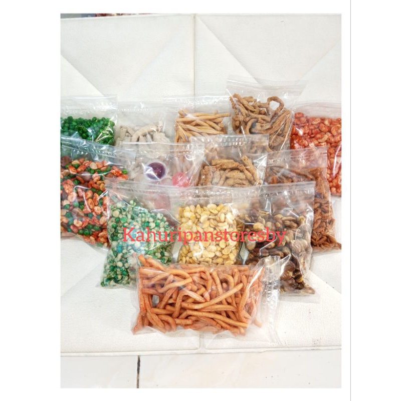 

KS - ANEKA SNACK SERBA 10.000 an / Snack 10ribuan / Snack 10ribuan / Aneka Snack Kiloan / Snack Bebas Pilih / Snack Kiloan Murah