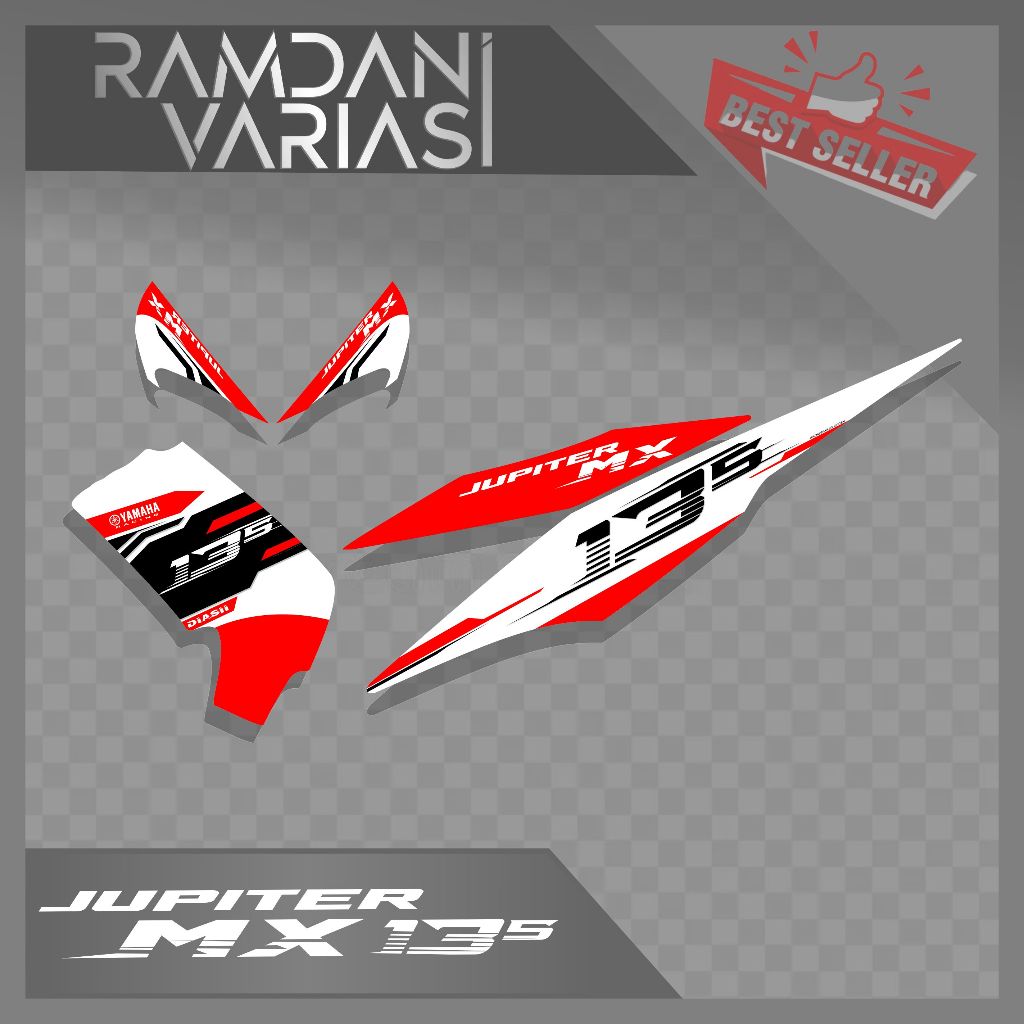 STRIPING JUPITER MX 135 OLD/LAMA STIKER MX LAMA/STRIPING MX 135 LAMA