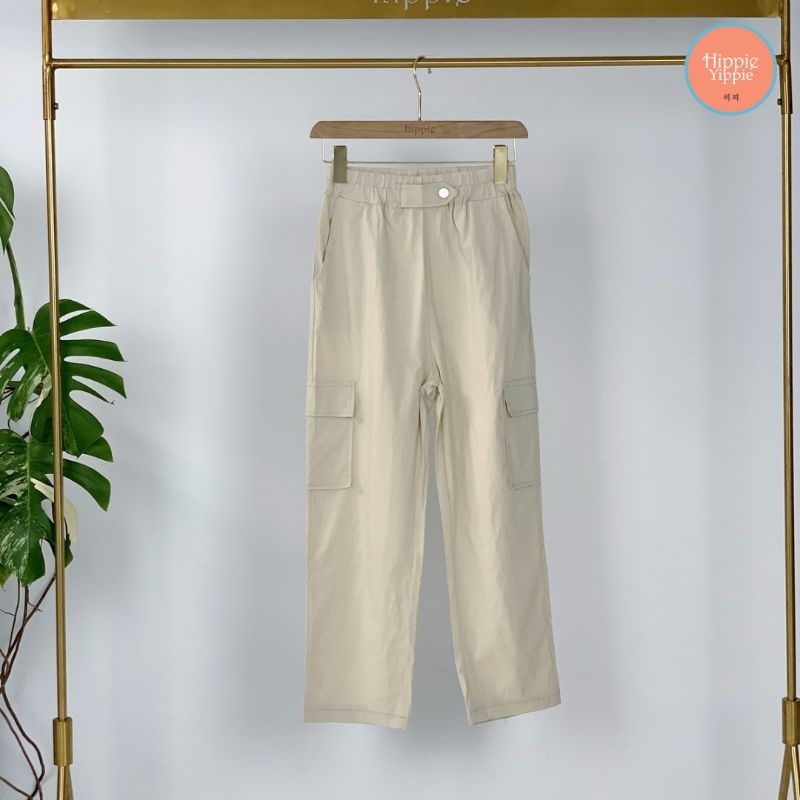 Bawahan Celana Wanita - Celana Cargo Super Premium - Hippie Fashion