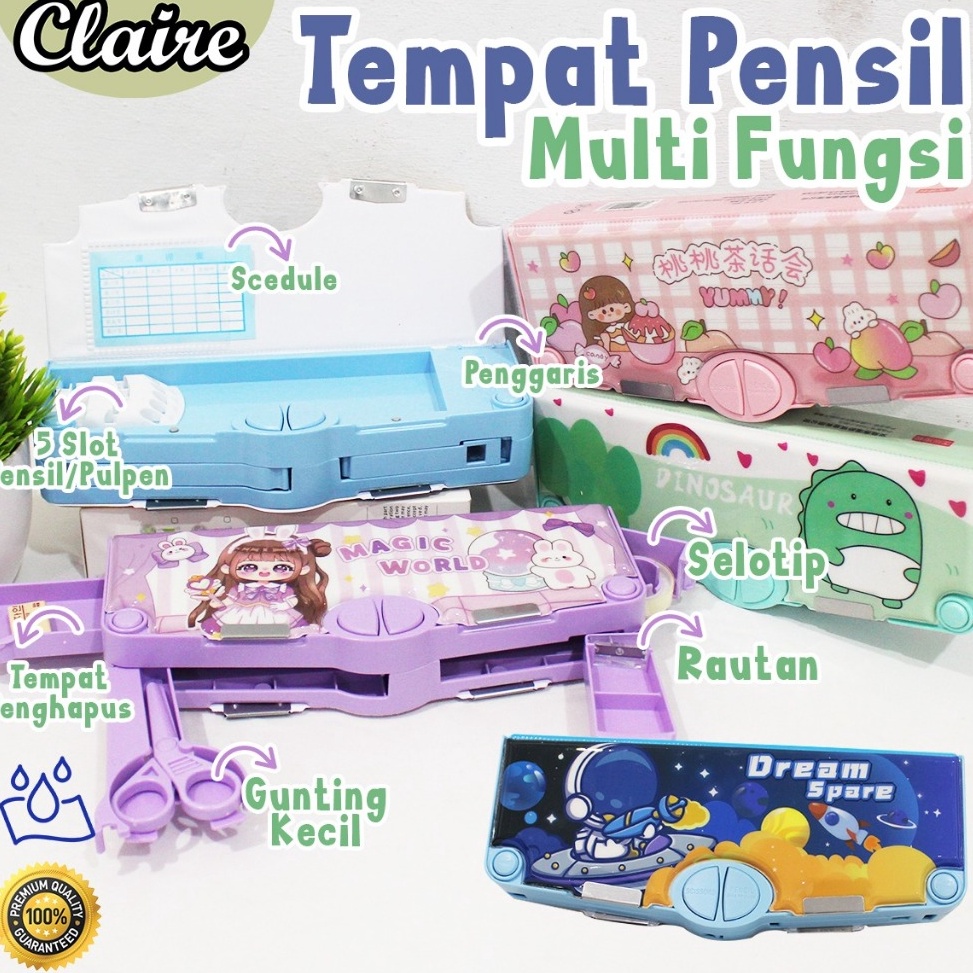 

KODE N1G6 Tempat Pensil Multifungsi Gambar Kartun Pencil Case Kotak Pensil Anak Kartun