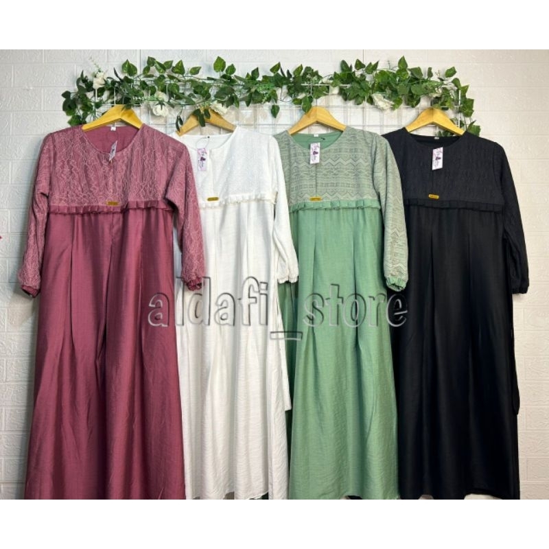 ALMIRA DRESS KIDS/GAMIS TANGGUNG ALMIRA/GAMIS LINEN TANGGUNG