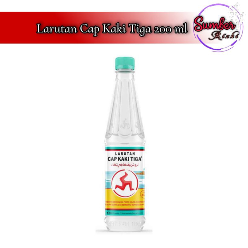 

Larutan Cap Kaki Tiga 200ml Botol