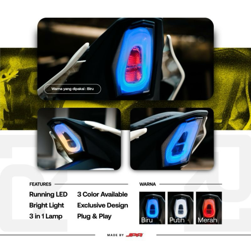 JPA Lampu Belakang / Stop Yamaha R15 V3 V4 Stop Lampu
