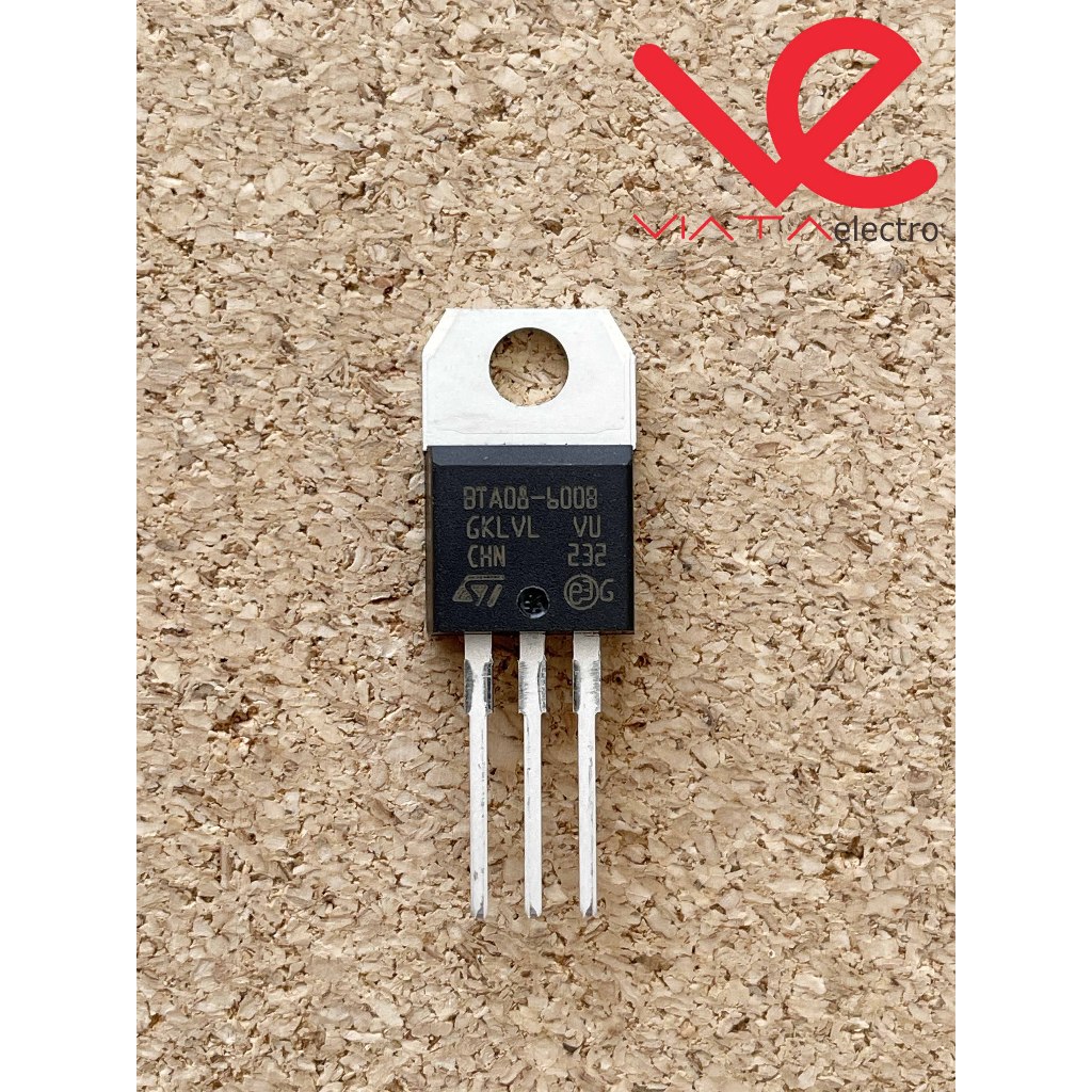 BTA08-600B ASLI ORIGINAL BTA08 ORI TRIAC 8A 600 BTA 08 600B TRANSISTOR BTA08