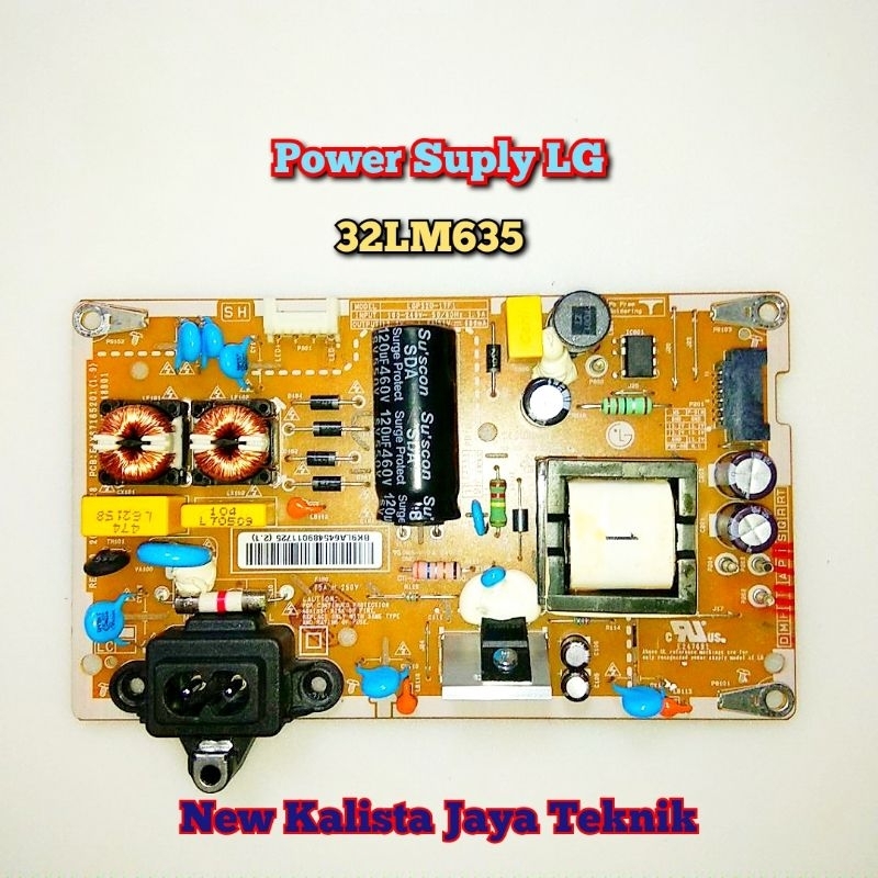 PSU LG 32LM635 ORIGINAL EAX67165201 POWER SUPLY TV LG 32LM635 REGULATOR TV 32LM635 PSU 32LM635 MESIN