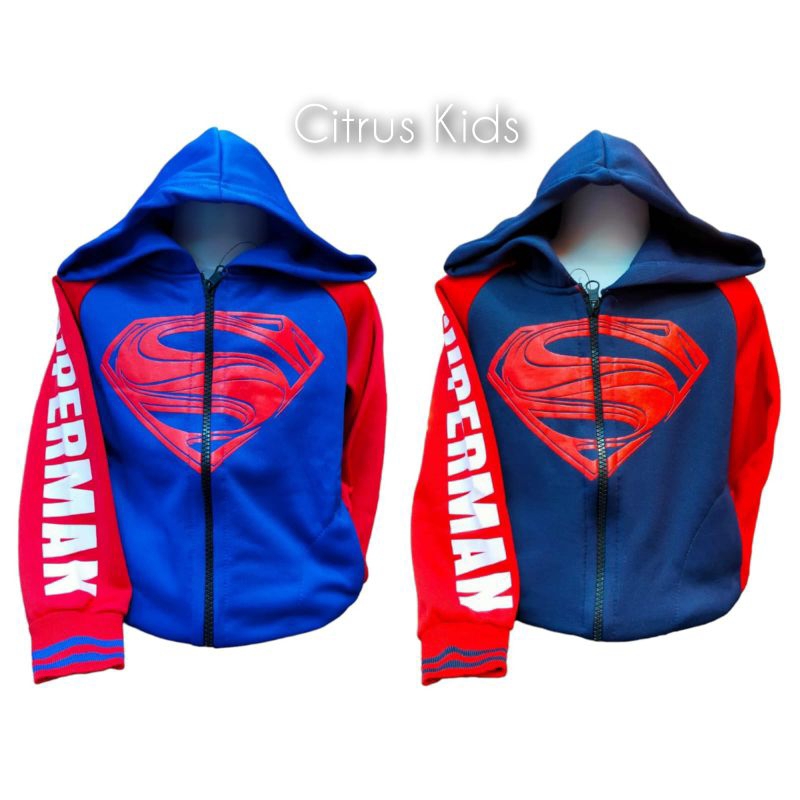 Jaket Anak Laki-Laki Superhero Superman/Kids Jacket/Jaket Anak Laki-laki/Jaket Anak/Jaket Anak Laki-