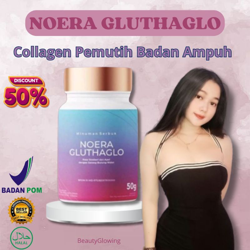 Noera Glutha Booster 10x Extra Whitening Booster White Powder Suplemen Pemutih Kulit