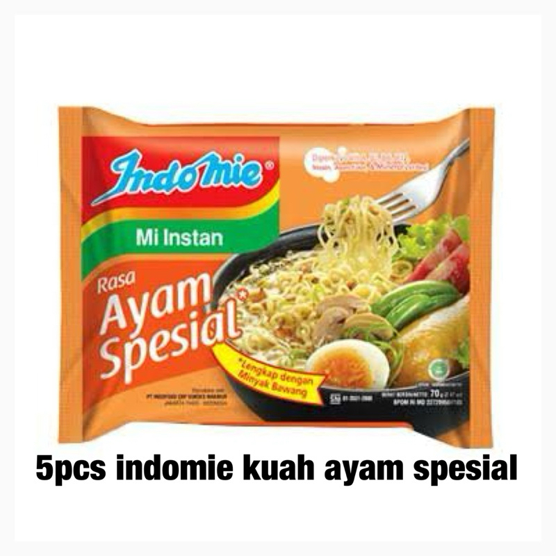 

[PAKET isi 5 pcs] indomie 5 pcs