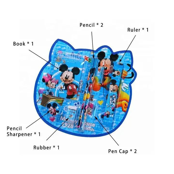 

Alat Tulis Set 8IN1 Stationery Set Lucu Karakter Kartun Perlengkapan Sekolah Anak-Anak