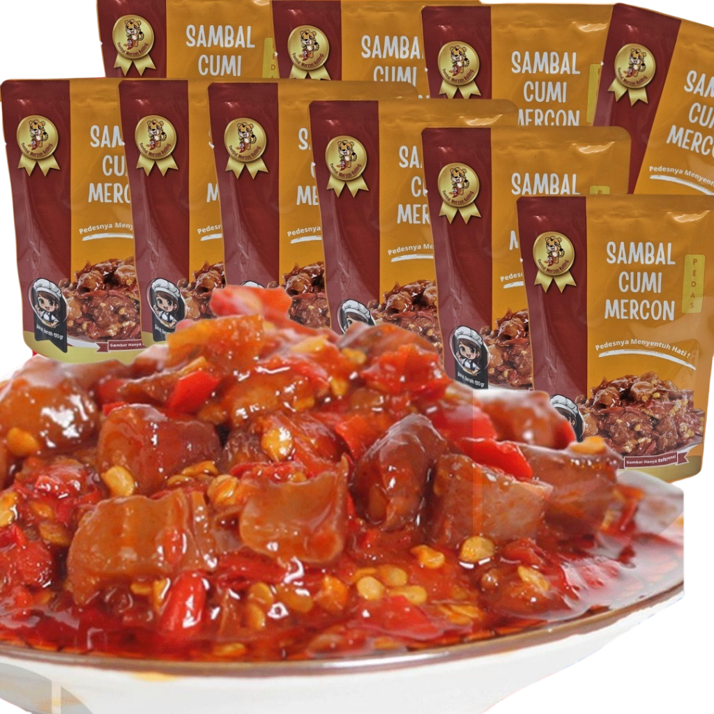 

SAMBEL SAPI/SAMBAL CUMI/SAMBEL AYAM 100%Asli/lauk instan 120gram Sambel Pedes sachet 20gr JDSELL