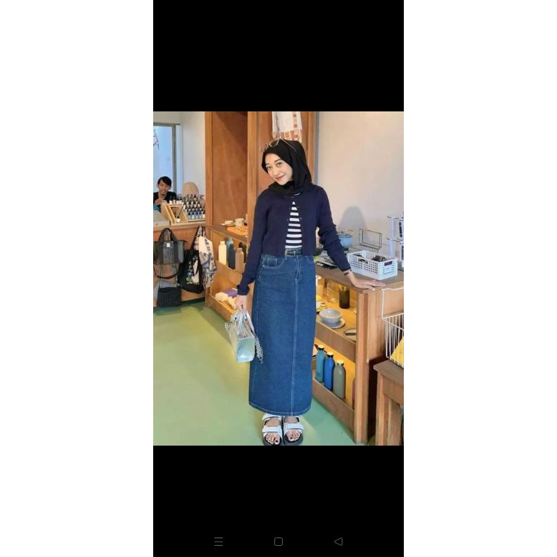 Rok Teana Jeans Wanita Panjang