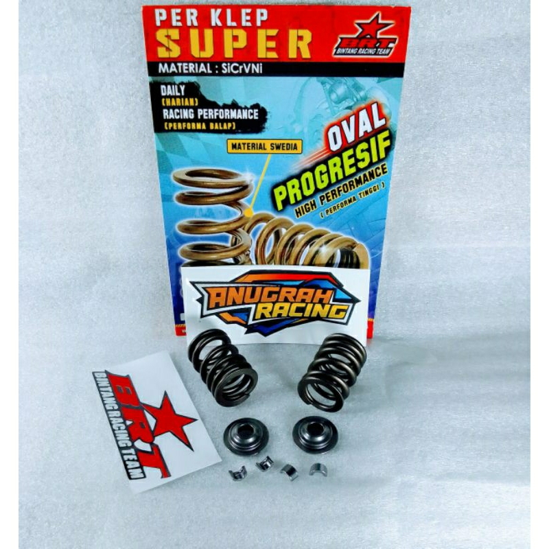 PER KLEP BRT PLUS KUKU KLEP & RETAINER ATAS UNIVERSAL CRF 150 VERZA 150 MEGA PRO NEW MONO SHOCK