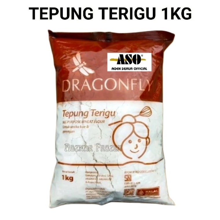 

Banyak dicari TEPUNG TERIGU DRAGONFLY 1KG PROMO