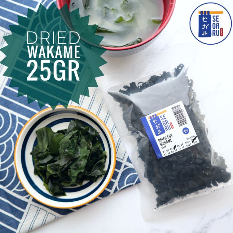 

Promo Sale Dried Cut Wakame Rumput Laut Kering Untuk Ramen Udon Miso 25 Gr