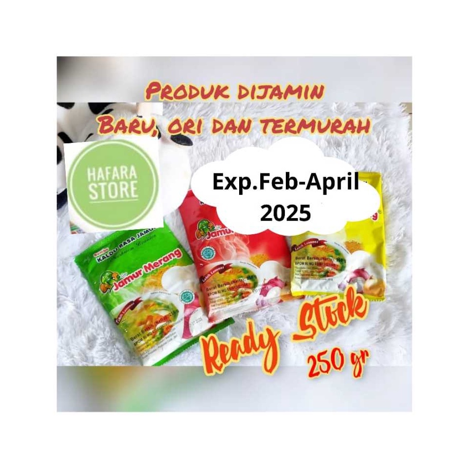 

Big Sale HafaraKaldu Jamur merang Kemasan 25 gram