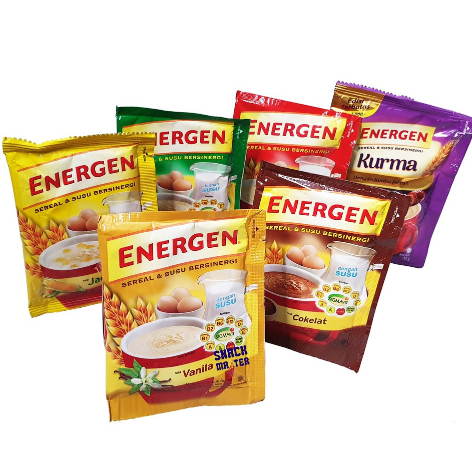

Kilat Hemat Energen Sereal Renceng Netto 1 bks x 3gr