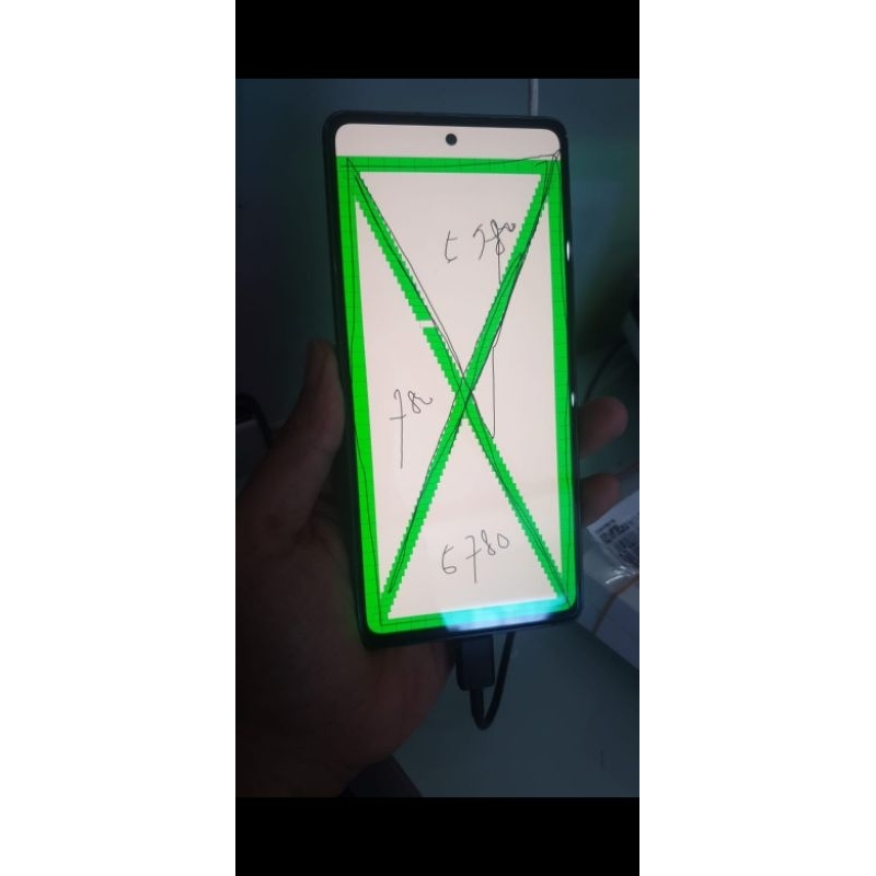 LCD Samsung S20 FE copotan mulus