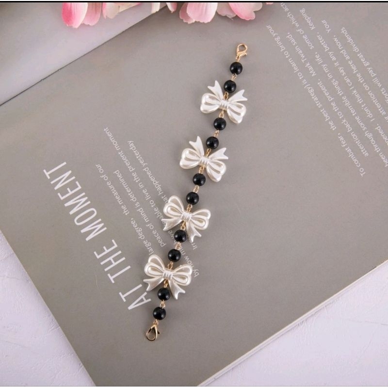 Konektor masker mutiara hijab - Tali Pengait Masker (TIDAK ELASTIS)