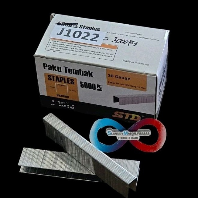 

ART D47P Isi staples model U 122J merk std