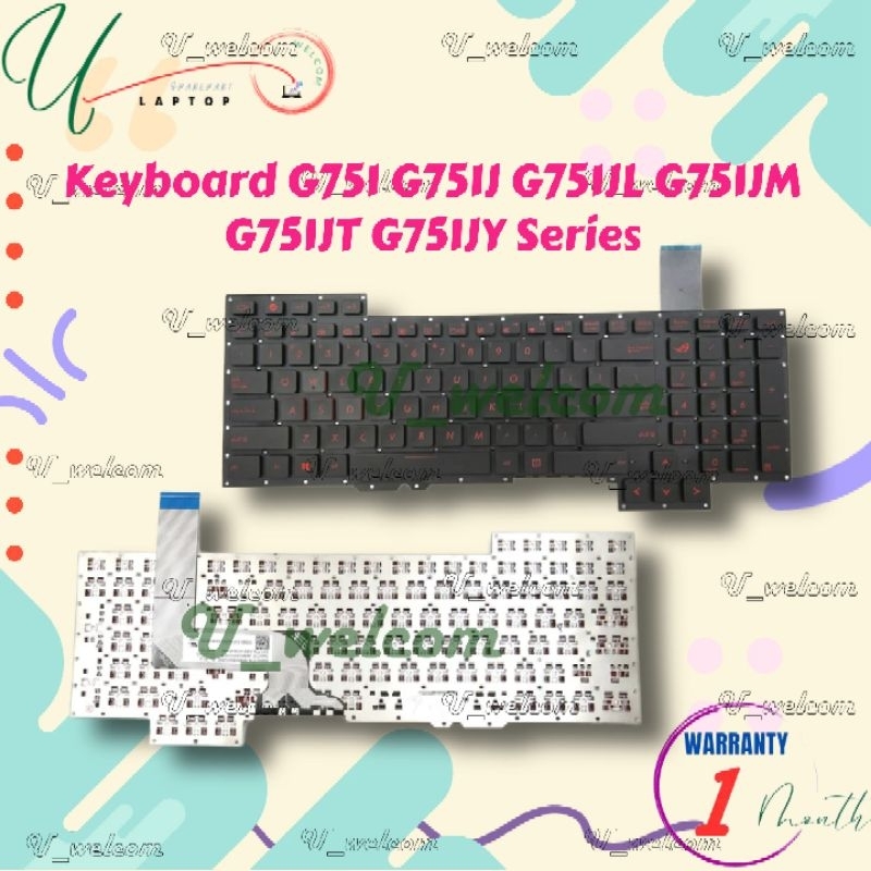 Keyboard ROG G751JM G751JT G751JY G751 G751J G751JL