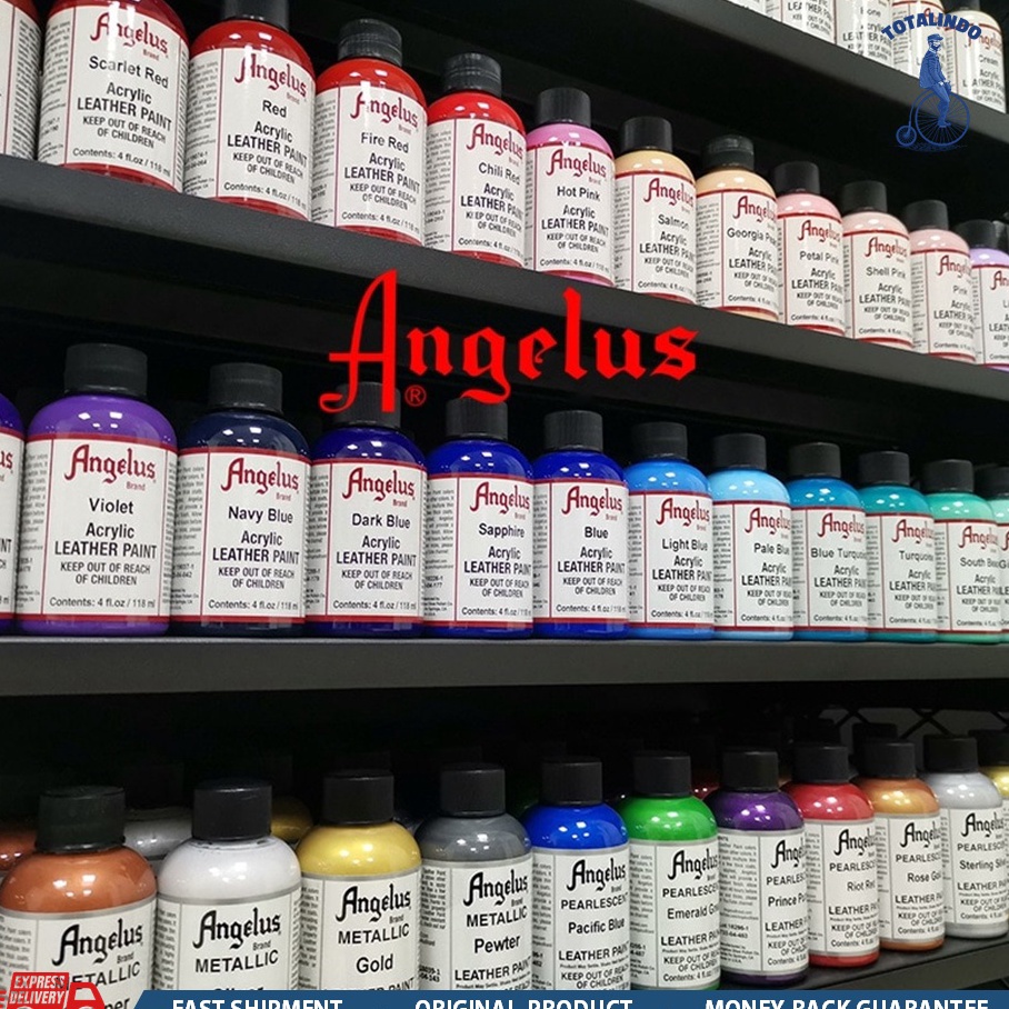 

ART H33N Angelus Acrylic Leather Paint 4 oz 118ml Cat Khusus Kulit Rubber Sol Sepatu Tas Jok Mobil Sofa