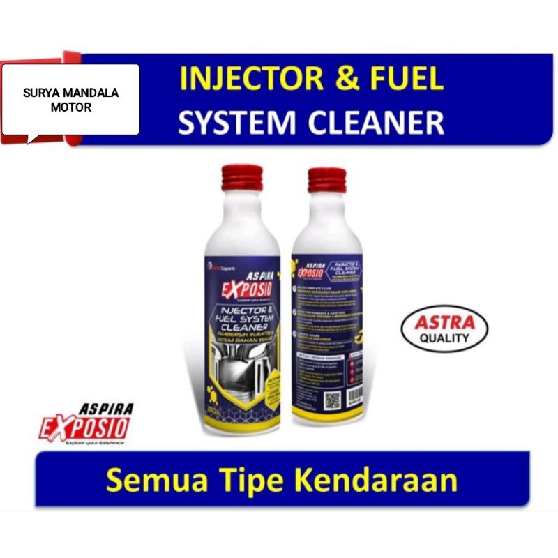 INJECTOR DAN FUEL SYSTEM CLEANER UNTUK MOTOR DAN MOBIL KWALITAS ORIGINAL ASPIRA EXPOSIO AE-IFSC-180