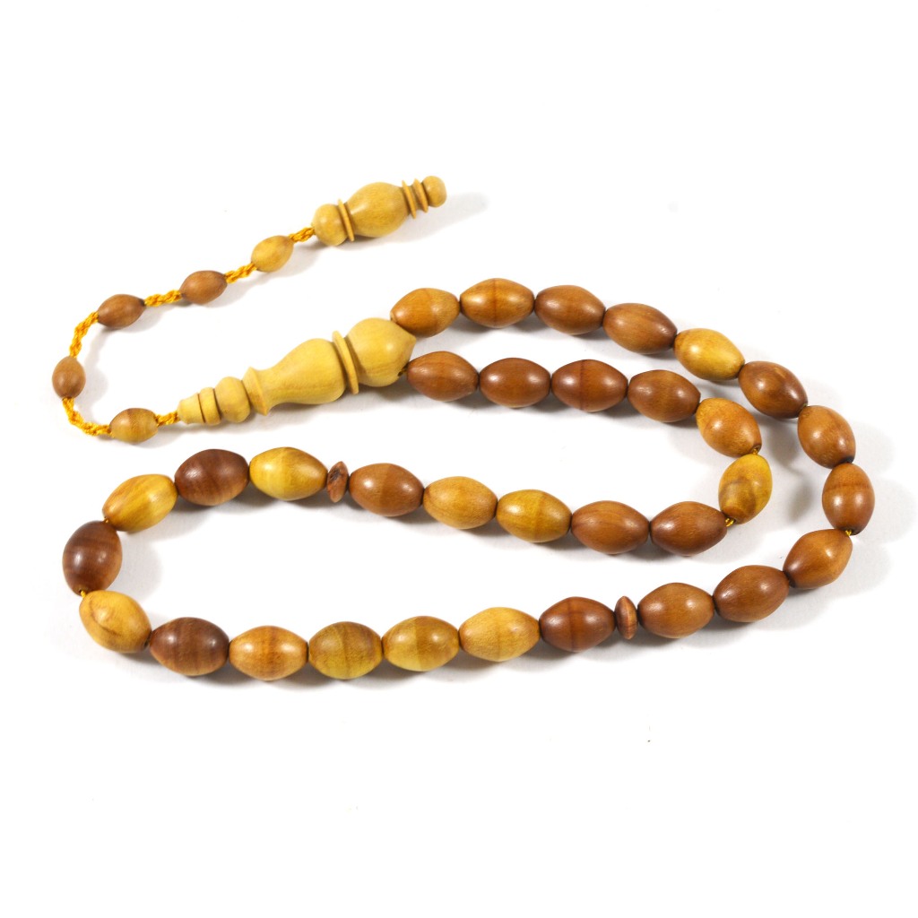 Tasbih 33 butir Galih Kayu Cendana Super wangi natural alami