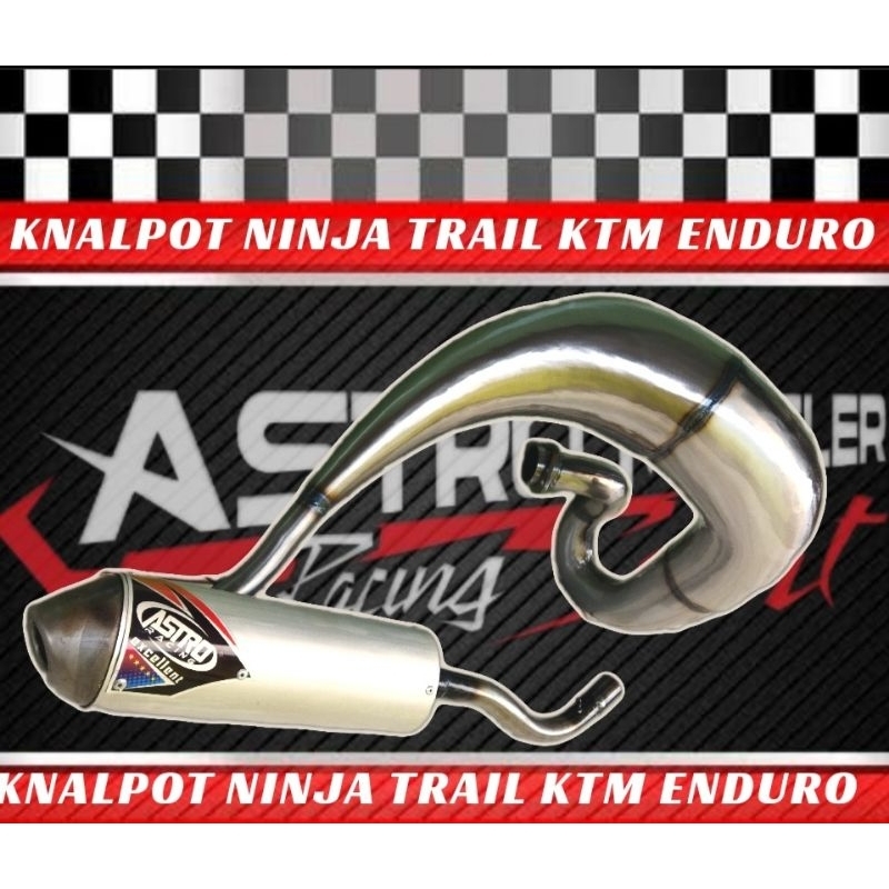 Knalpot Ninja Trail KTM Enduro PNP rangka KTM KLX KX85 KX450