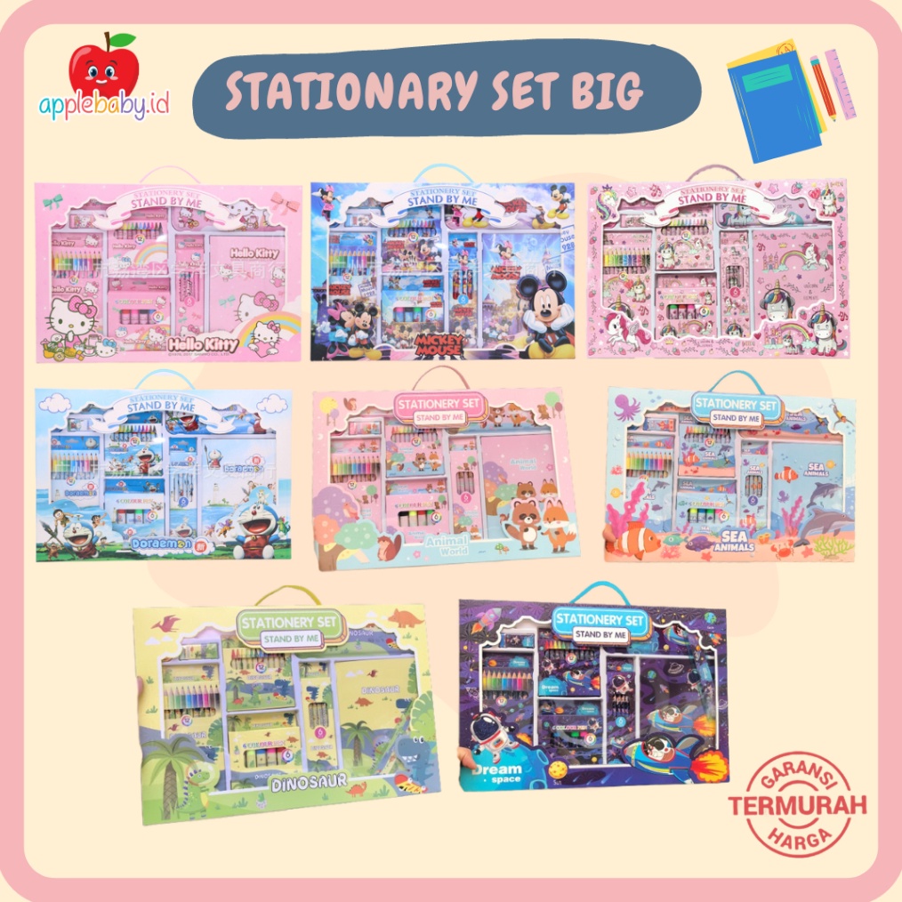 

KODE O4Z2 Stationary Set Big Peralatan Sekolah Anak Alat Tulis Set Perlengkapan Sekolah Anak Kado Ulang Tahun Anak