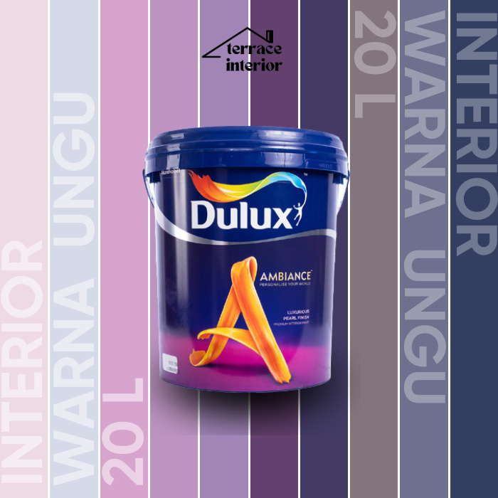 Cat Tembok Dulux Ambiance Interior 20 L warna Violet Ungu Gloss
