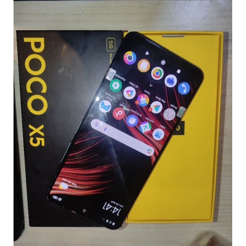 Hp Xiaomi Poco X5 5G RAM 8GB/256GB Second Full Set