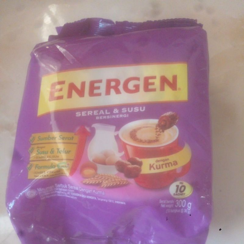 

energen kurma per pack atw rencengan isi 10 exp aman