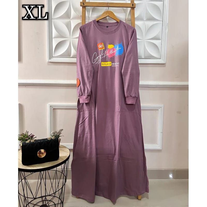 GAMIS WANITA KAOS GYL JUMBO KEKINIAN//GAMIS GYL TERBARU XXL