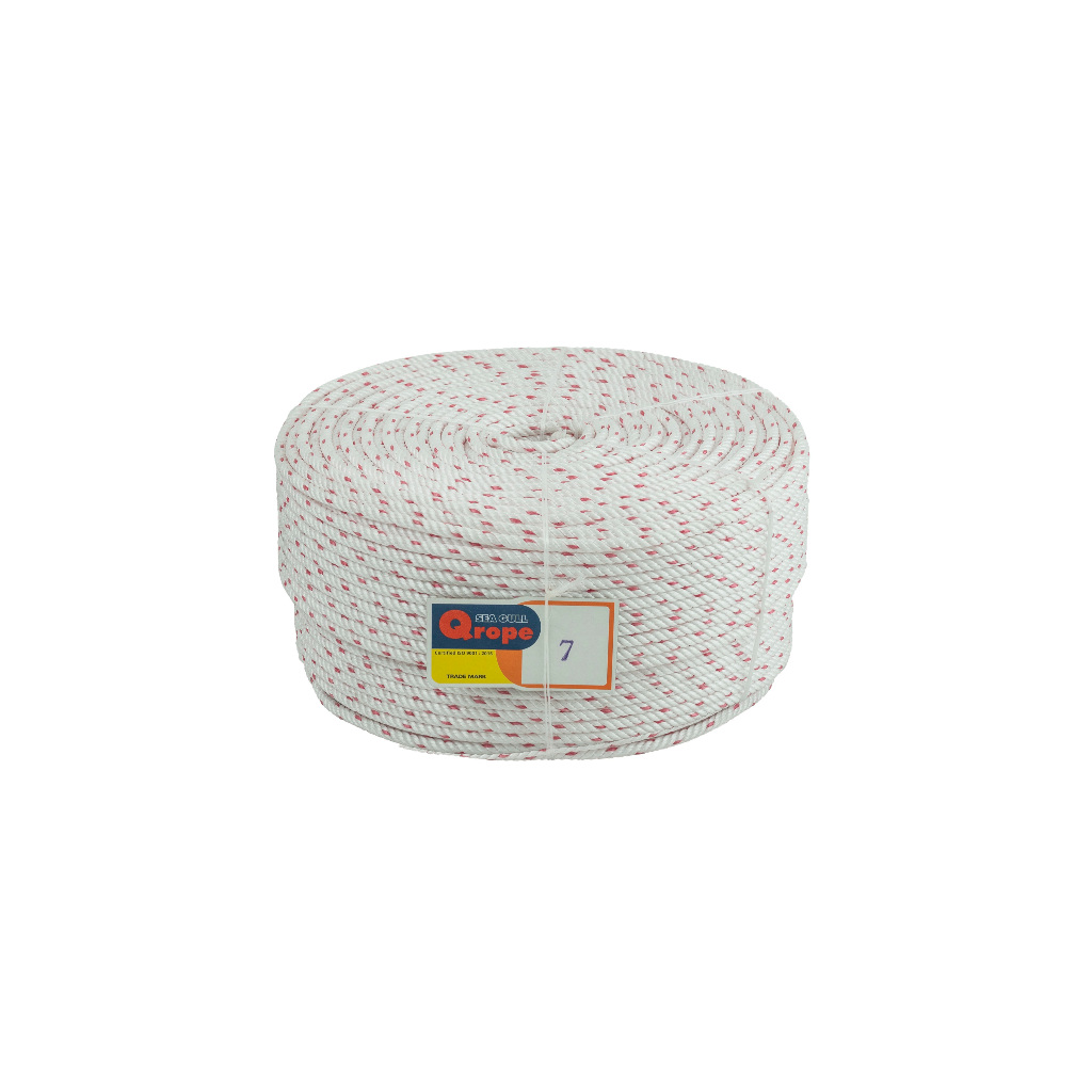 

Tali Tambang Plastik PP/Tali Tampar PP Polypropylene 7 mm +/- 200m Qrope