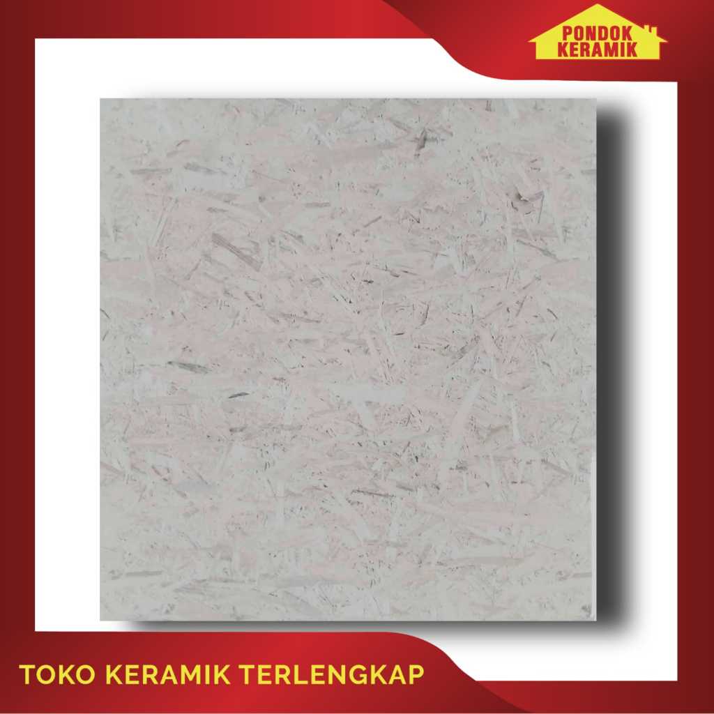 Keramik Lantai Massimo 40x40 Bolivia Abu Motif Serat Banbu