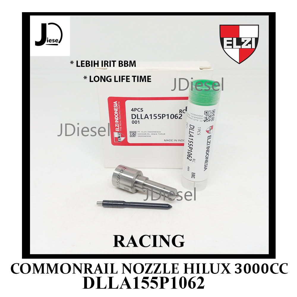[ 4PCS ] - ELZI Racing Common Rail Nozzle Injector Toyota Hilux 3000cc 3.0 DLLA155P1062 / P1062 Prem