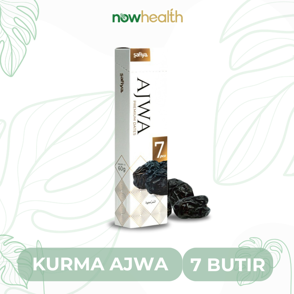 

Kurma Ajwa Safiya 7 Butir Madinah | Dates Favorit Nabi Asli Healthy Food