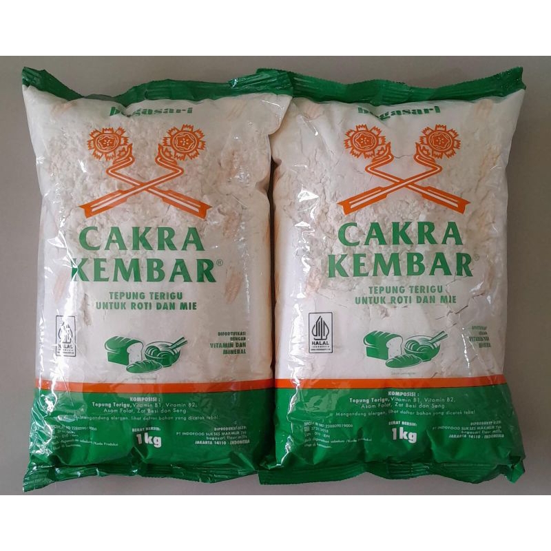 

TEPUNG TERIGU CAKRA KEMBAR BOGASARI 1kg