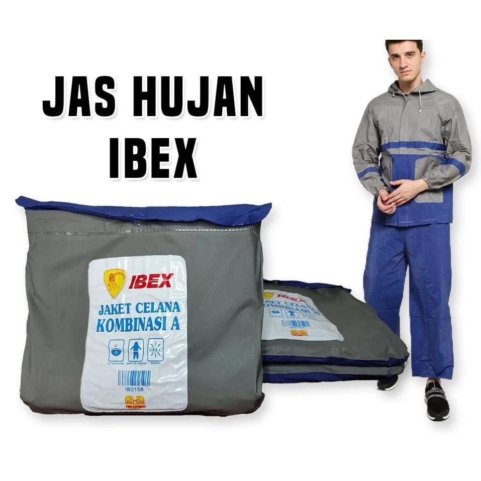 Ibex jas hujan dewasa new kombinasi A