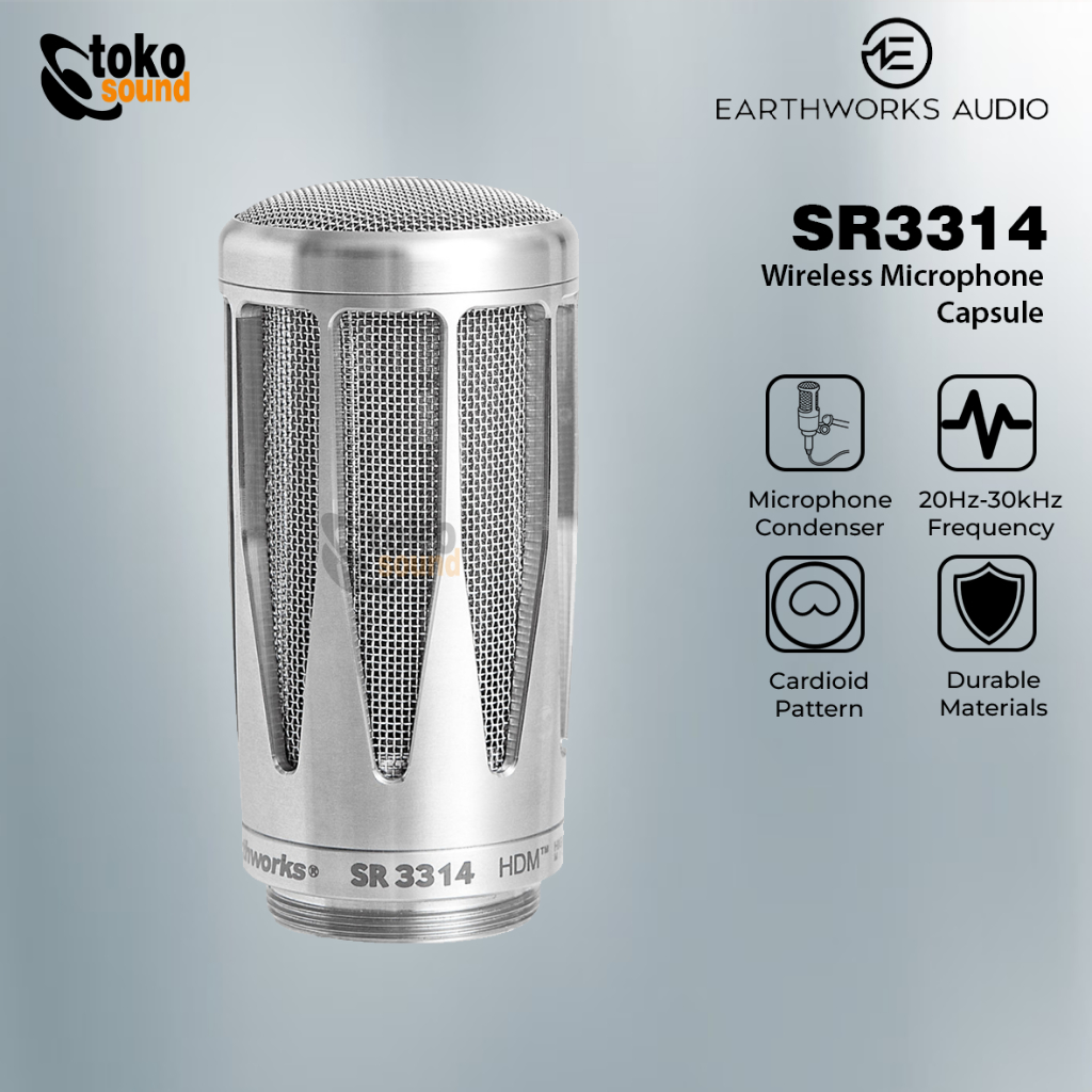 Earthworks SR3314 - Wireless Condenser Microphone Capsule
