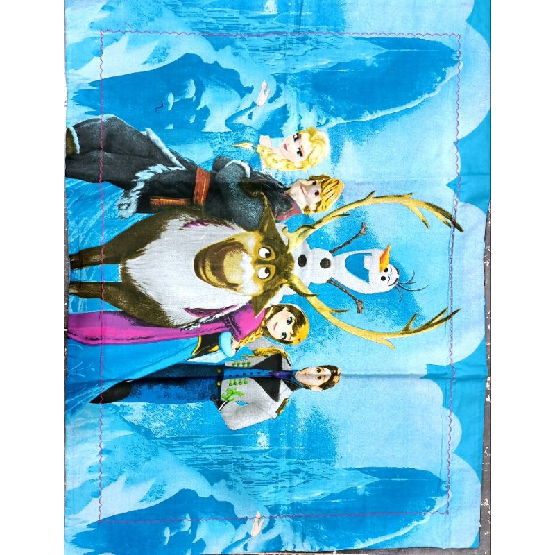 sprei 120x200 katun lokal elsa frozen / sprei 4 kaki motif anak