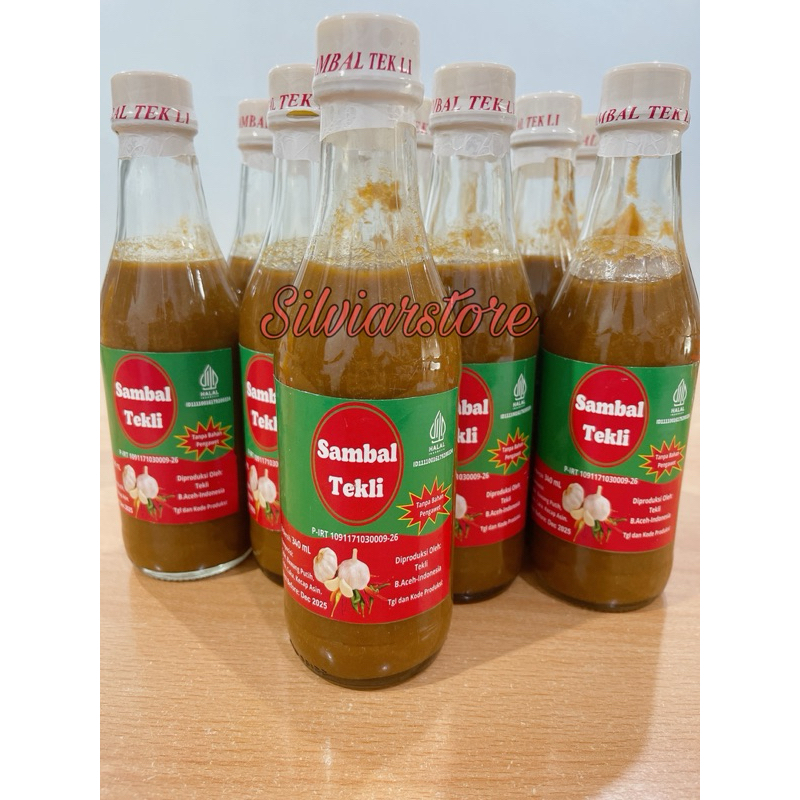 

Sambal aceh Tekli homemade