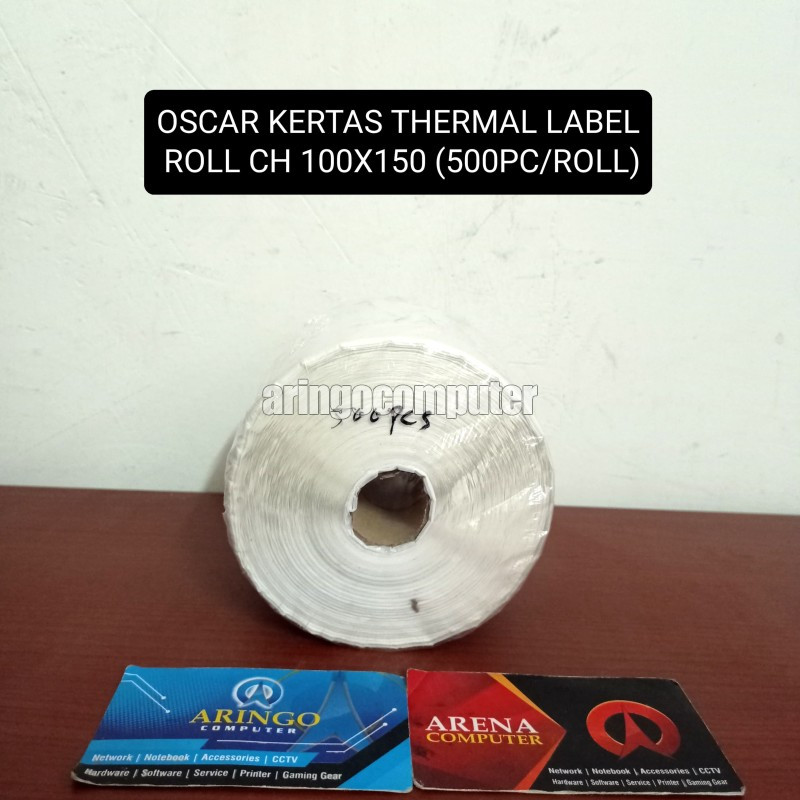 

Accessories OSCAR KERTAS THERMAL LABEL ROLL CH 100X150 (500PC/ROLL)