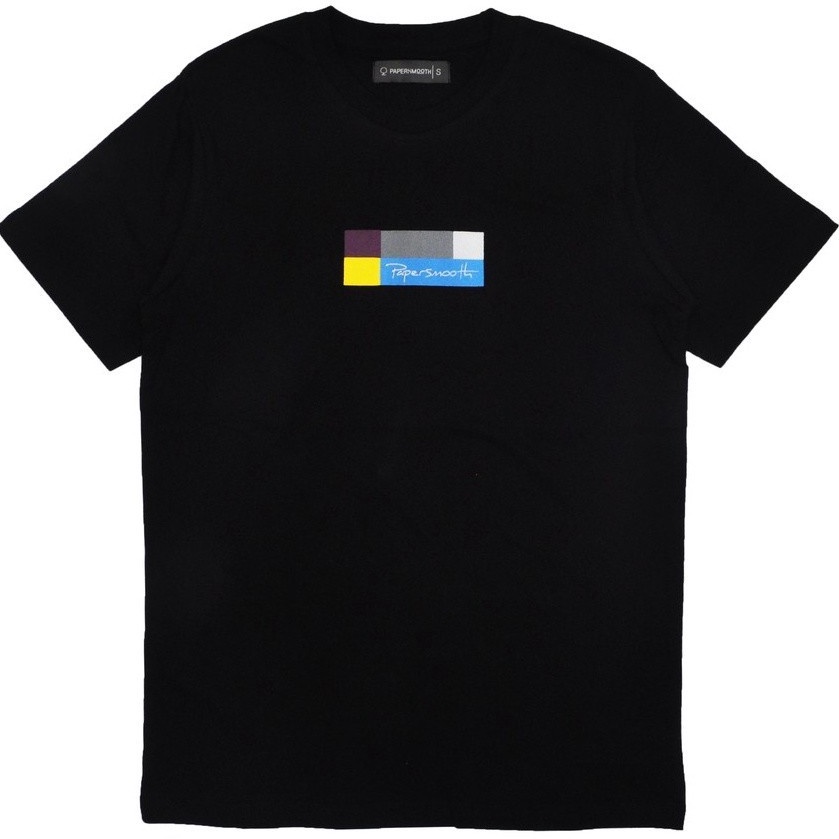 

KODE R9H5 COD PAPERSMOOTH Tshirt Colour Block Black