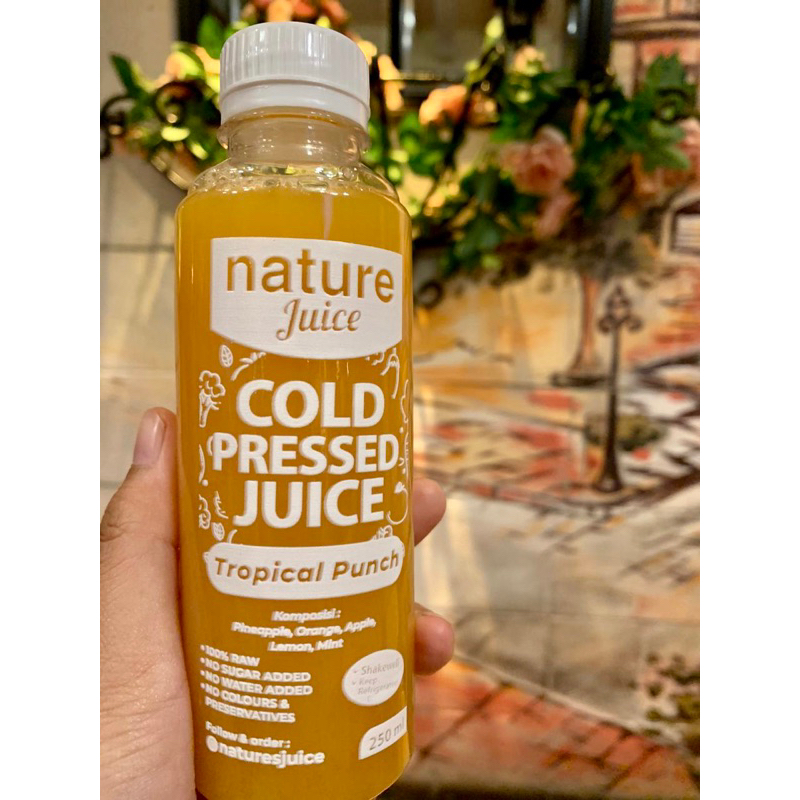 

Juice Nanas, jeruk, ( Tropical Punch ) cold pressed juice 250ml