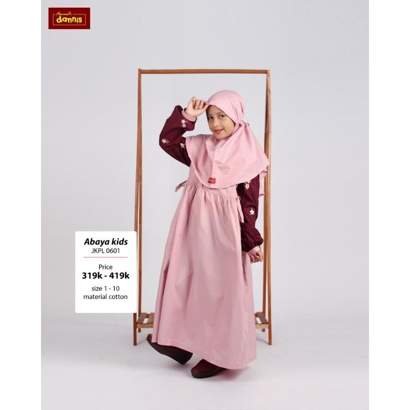 Size 1 Warna Pink Jubah Anak JKPL 0601 by Rumah Dannis / Sale Dannis / Dannis Terbaru / Dannis Anak 