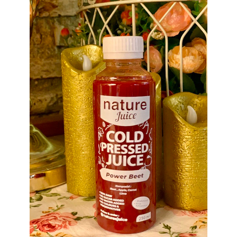 

juice beet, wortel, apel ( POWER BEET ) Cold pressed juice 250ml