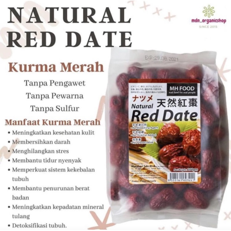 

MH Fpod Natural Red Date/Angco/Kurma Merah 200g